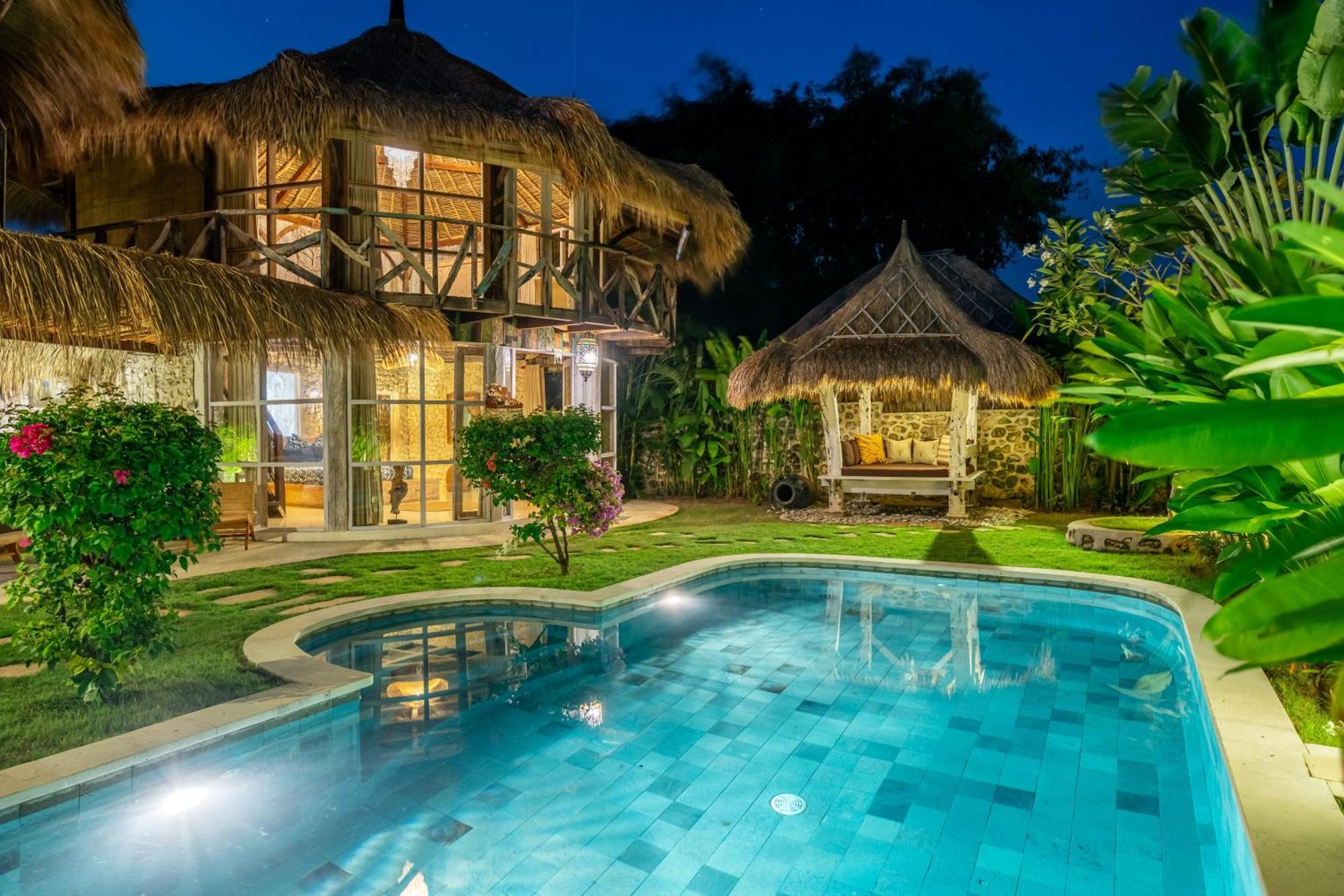 Balangan Beach Villa Idaman Bungalows Jimbaran Kültér fotó