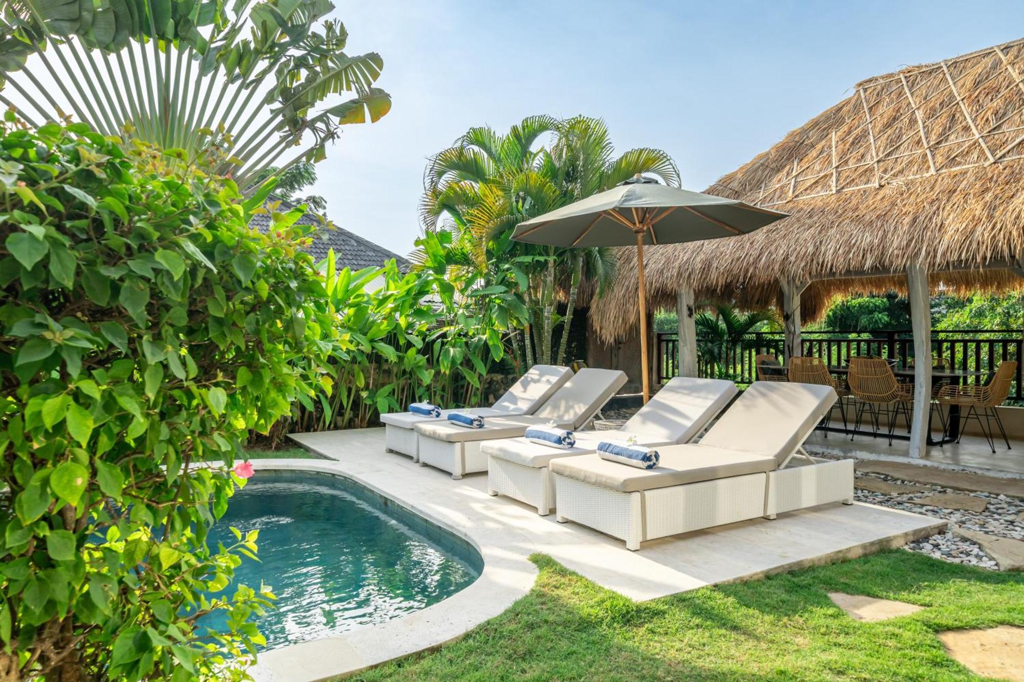 Balangan Beach Villa Idaman Bungalows Jimbaran Kültér fotó