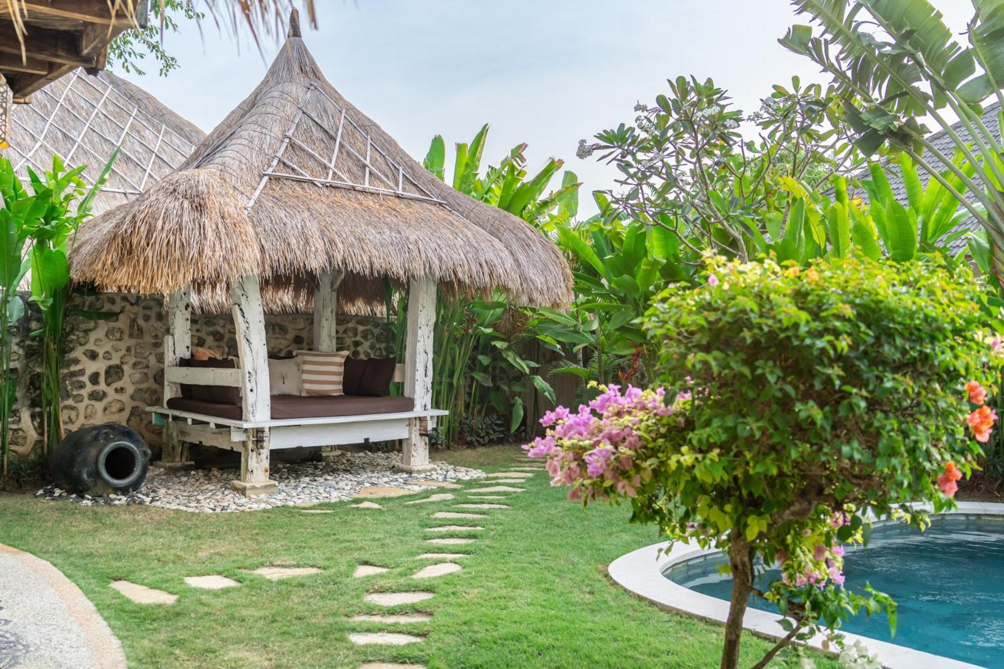 Balangan Beach Villa Idaman Bungalows Jimbaran Kültér fotó