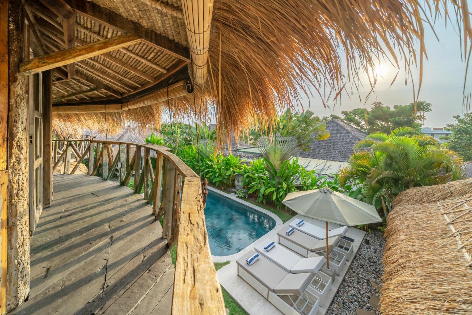 Balangan Beach Villa Idaman Bungalows Jimbaran Kültér fotó