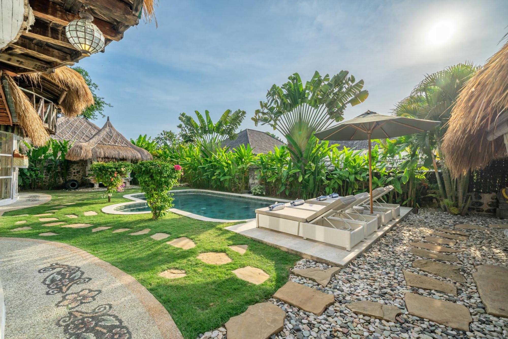 Balangan Beach Villa Idaman Bungalows Jimbaran Kültér fotó
